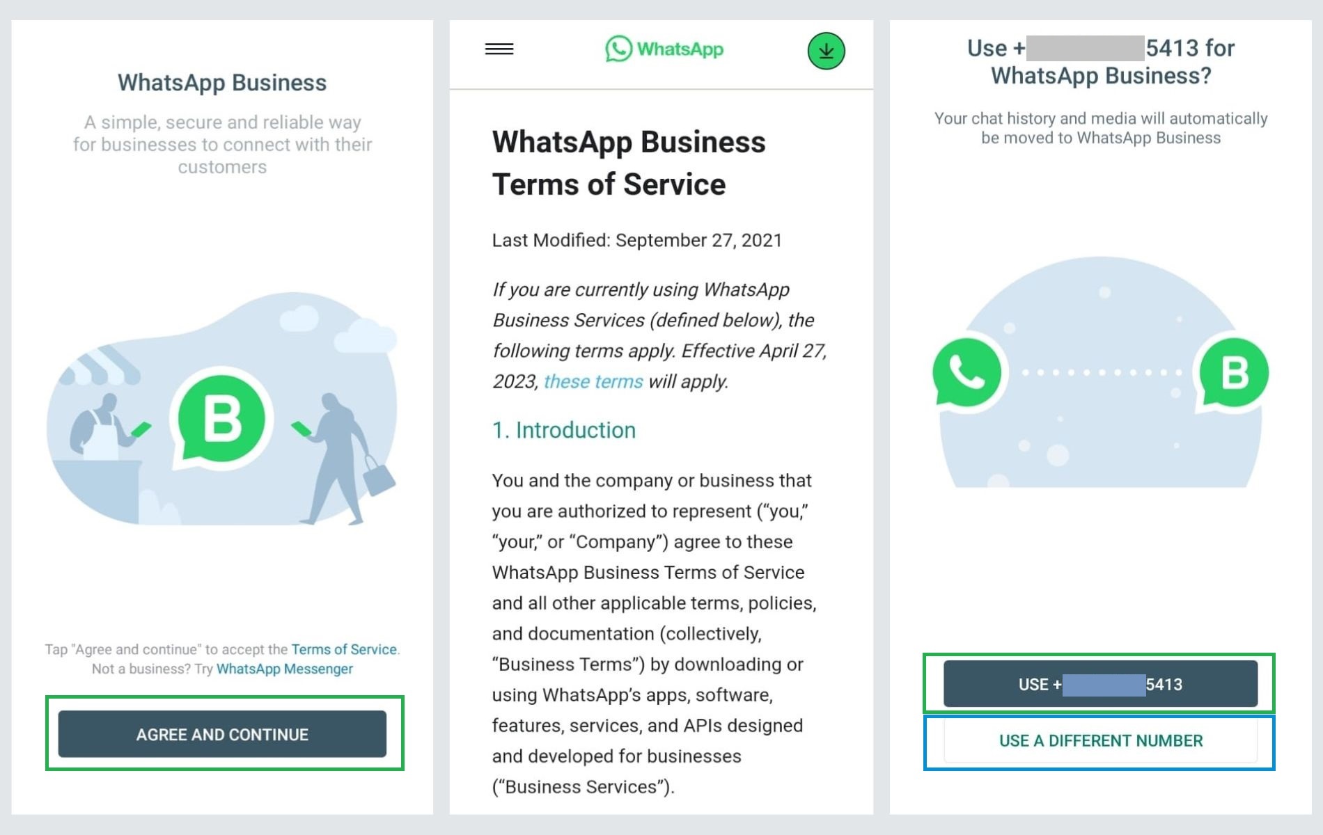 WhatsApp Business App Setup